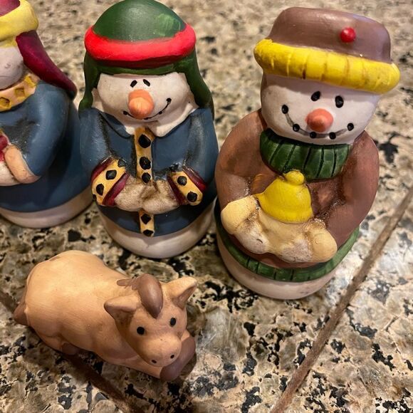 Little wise Snowmen nativity scene - Picture 6 of 10